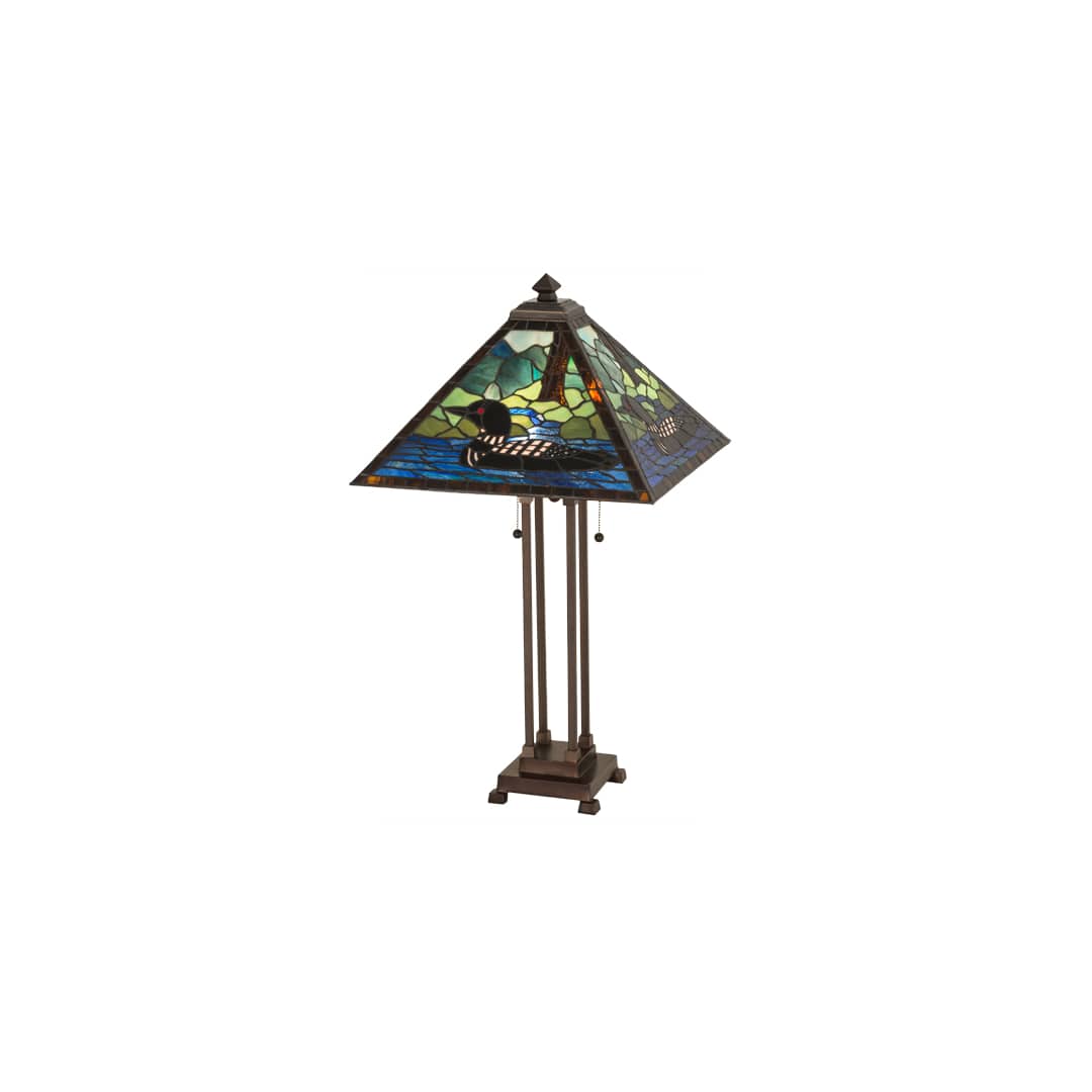 2 Light 30" Tall Animal Table Lamp