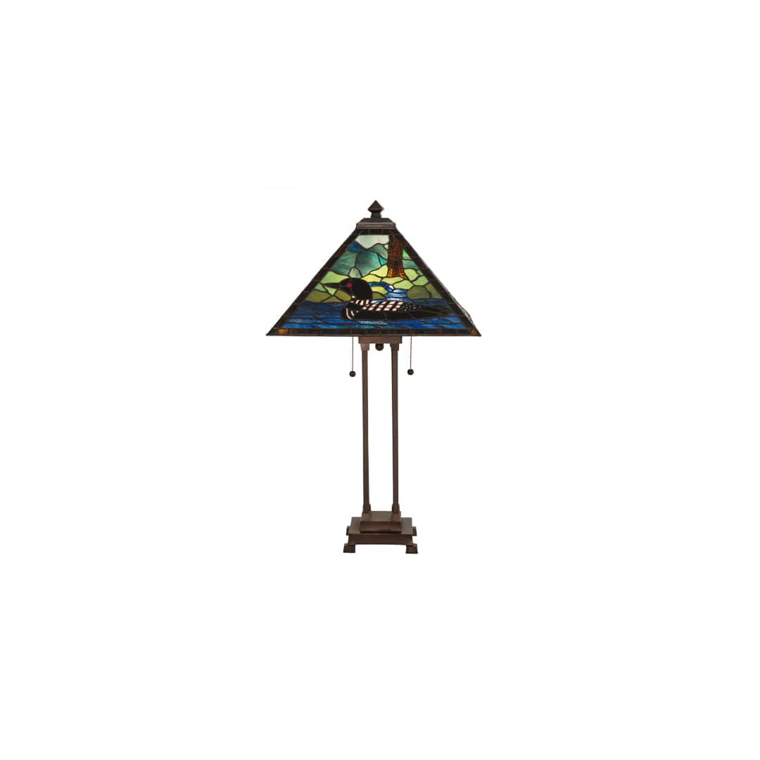 2 Light 30" Tall Animal Table Lamp