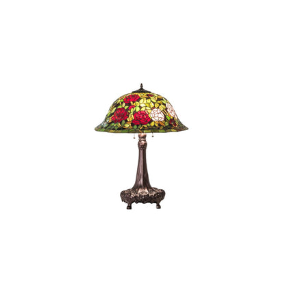 3 Light 31" Tall Tiffany Table Lamp