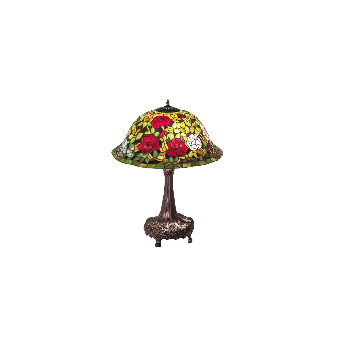 3 Light 31" Tall Tiffany Table Lamp
