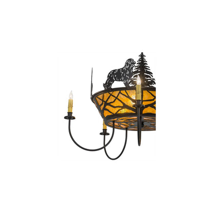 Big Dogs 8 Light 32" Wide Taper Candle Style Chandelier