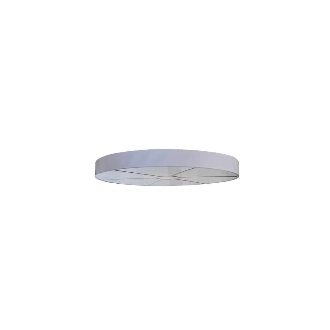 Cilindro 12 Light 72" Wide Semi-Flush Drum Ceiling Fixture - Matte White Finish - GU24 Bulb Base