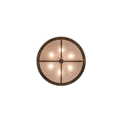 Cowboy 6 Light 49" Wide Semi-Flush Drum Ceiling Fixture