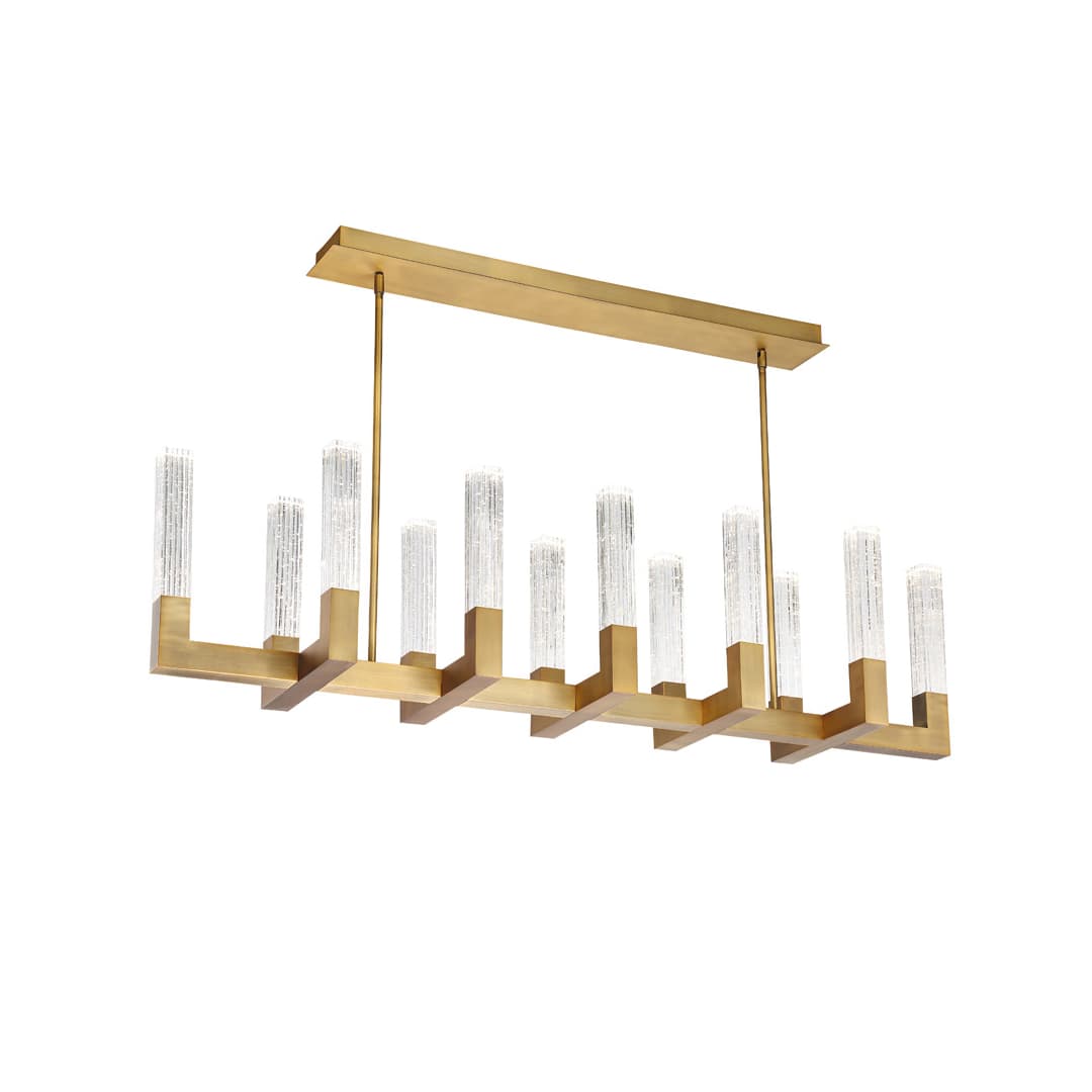 Cinema 12 Light 54" Wide Integrated LED Linear Chandelier