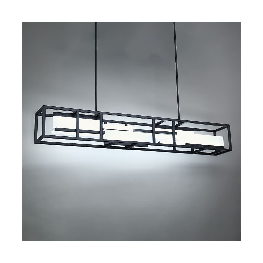 Memory 8 Light 56" Wide Integrated LED Linear Chandelier