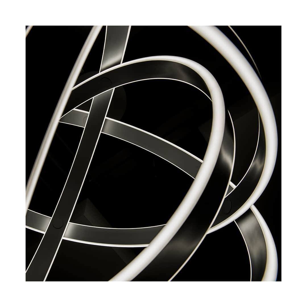 Kinetic 4 Light 38" Wide Integrated LED Globe Chandelier