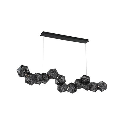 Riddle 64" Wide Integrated LED Linear Chandelier
