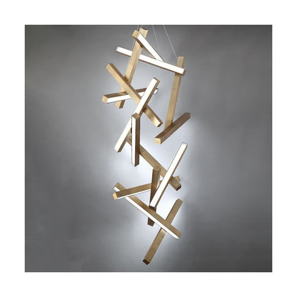 Chaos 31" Wide LED Suspension Chandelier