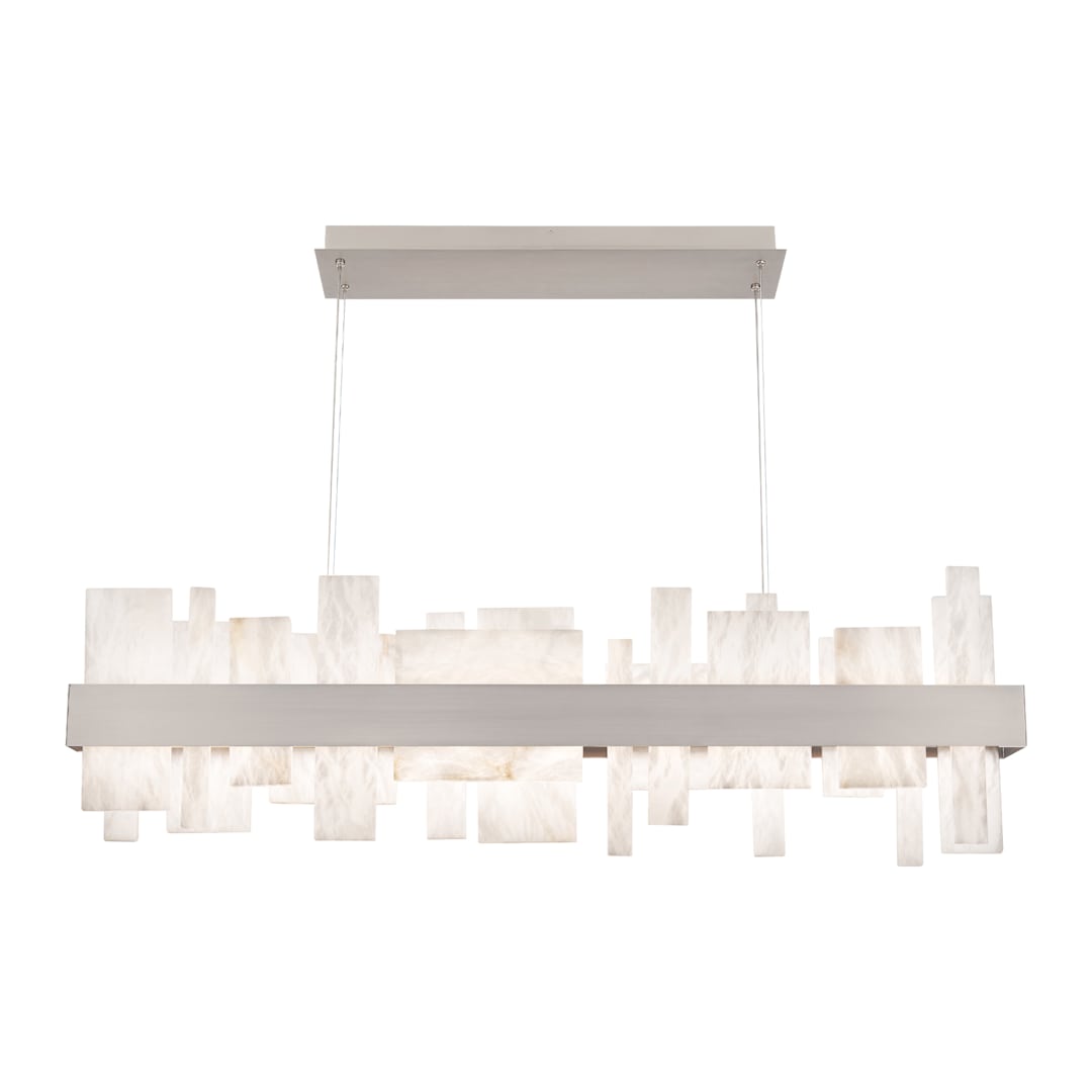 Acropolis 46" Wide LED Abstract Linear Chandelier