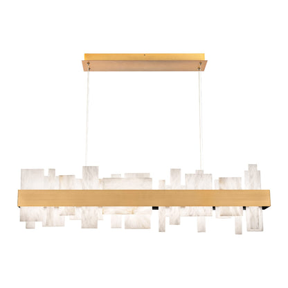Acropolis 46" Wide LED Abstract Linear Chandelier