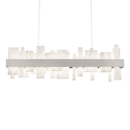 Acropolis 46" Wide LED Abstract Linear Chandelier