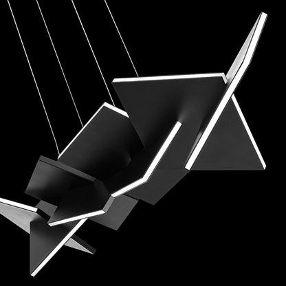 Konstrukt 8 Light 48" Wide LED Linear Chandelier