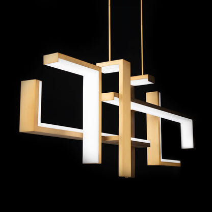 Jackal 56" Wide LED Abstract Chandelier