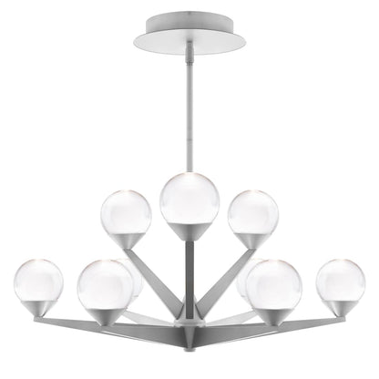 Double Bubble 9 Light 27" Wide LED Globe Chandelier