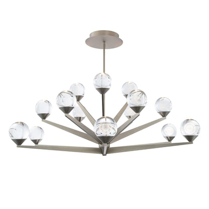 Double Bubble 15 Light 42" Wide LED Globe Chandelier