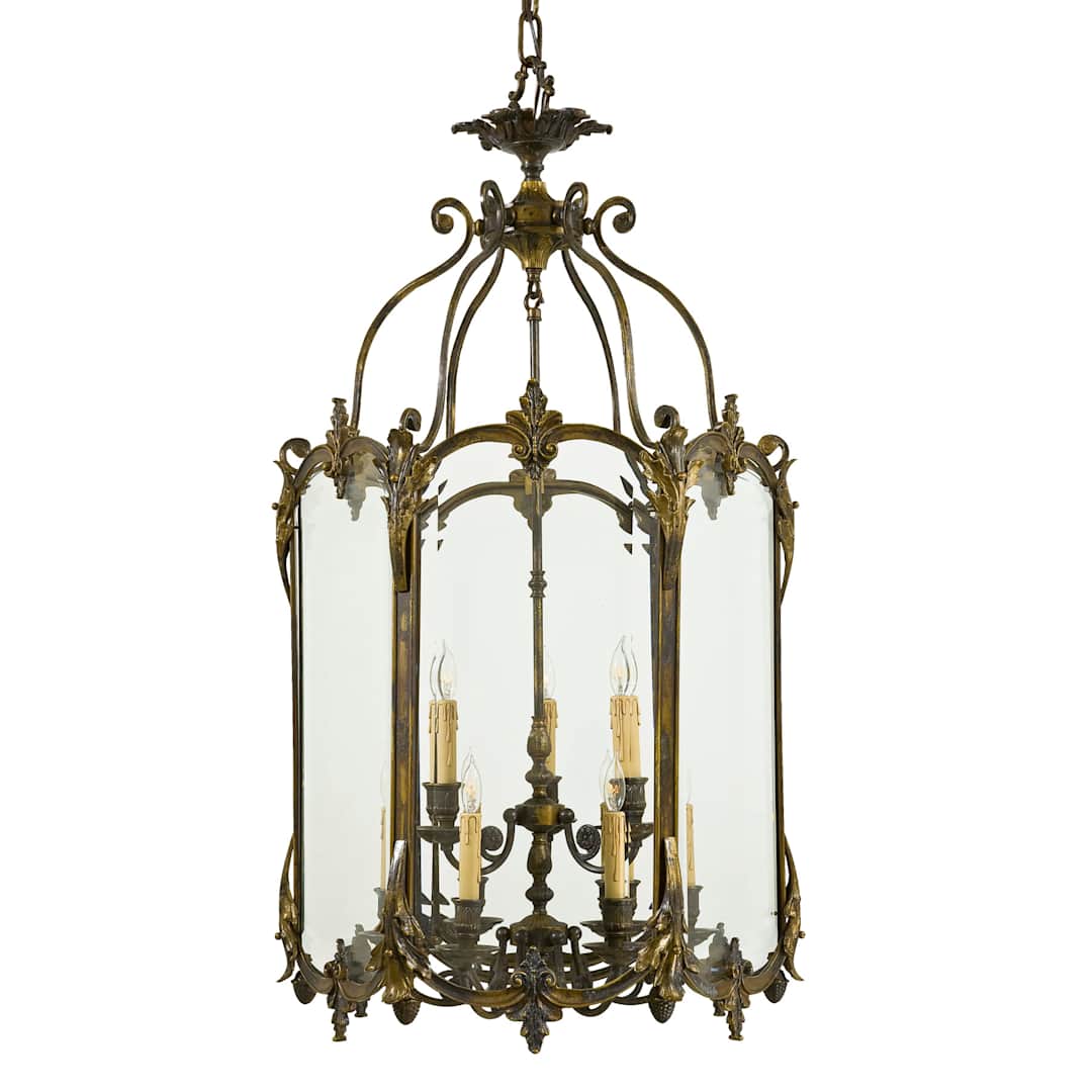 9 Light 44" Height Lantern Pendant from the Foyer Collection
