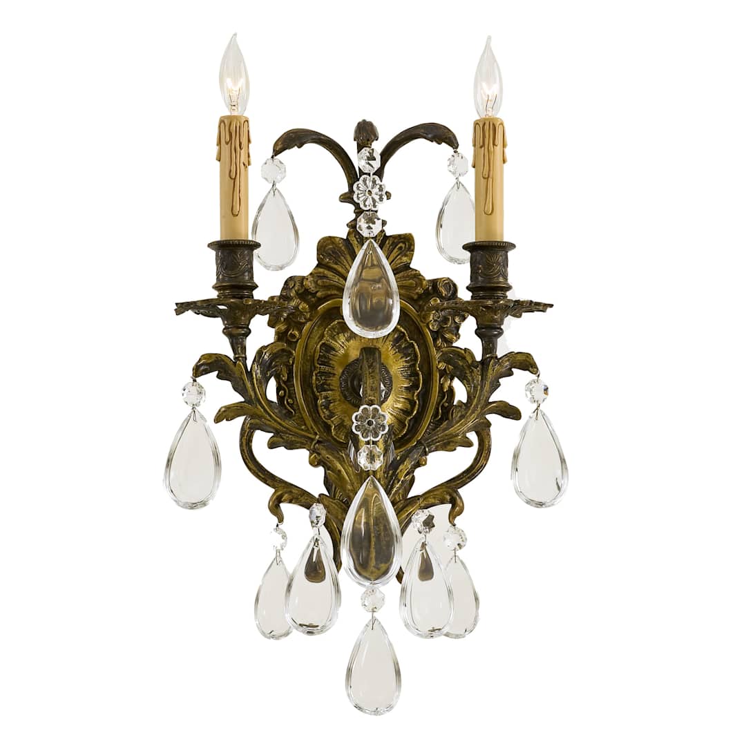2 Light Candle-Style Wall Sconce from the Foyer Collection