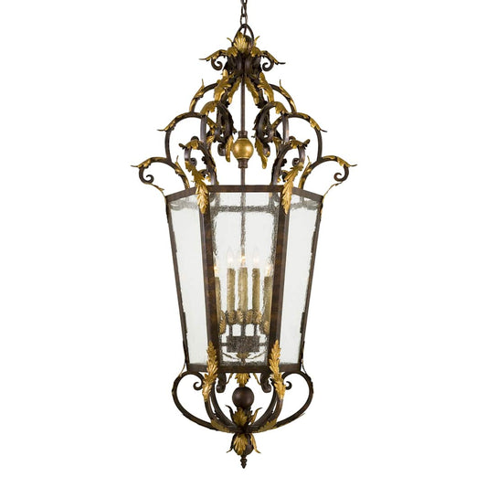 8 Light Lantern Pendant from the Zaragoza Collection
