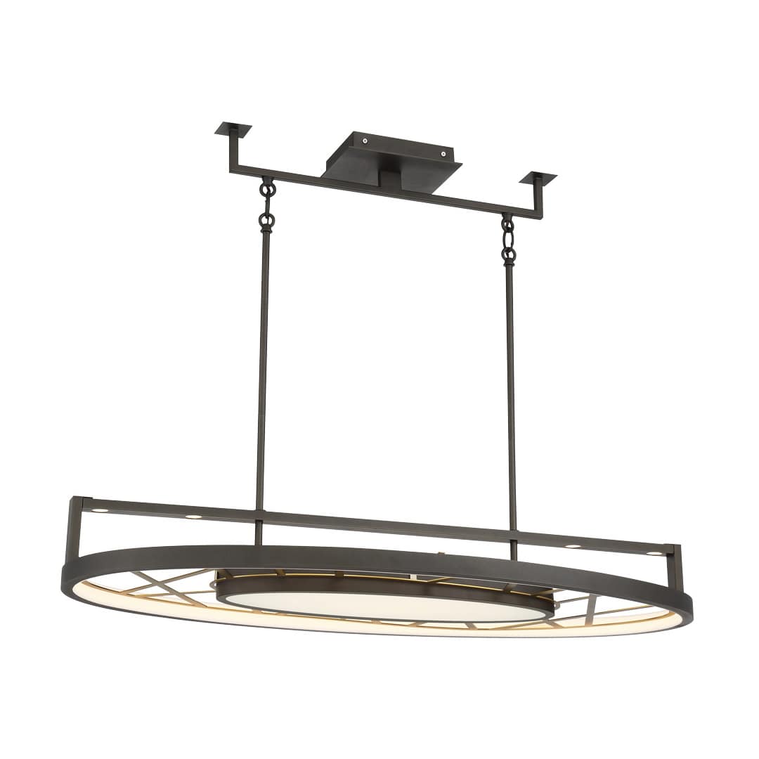 Tribeca 44" Wide LED Billiard Chandelier