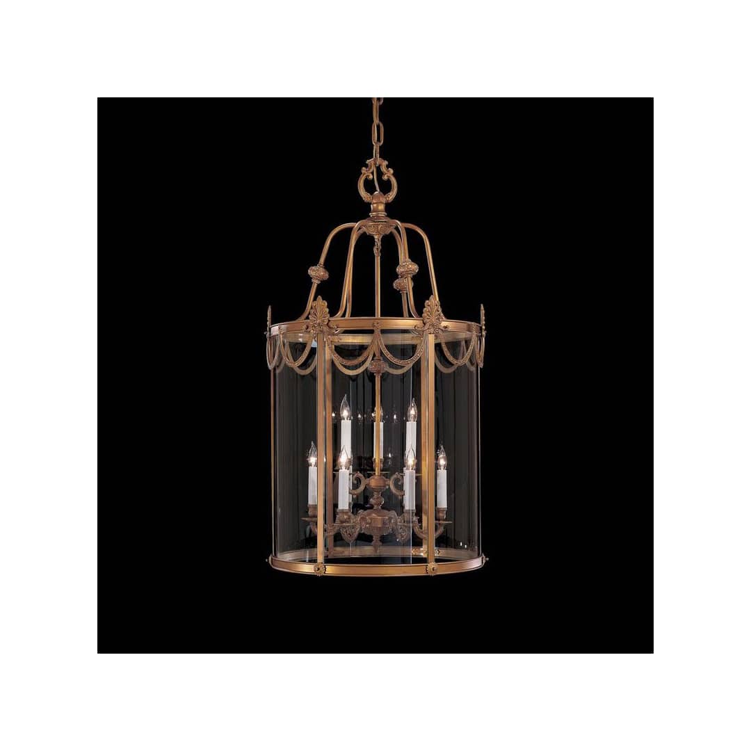 6 Light Lantern Pendant from the Metropolitan Collection
