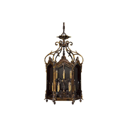 9 Light Lantern Pendant from the Metropolitan Collection