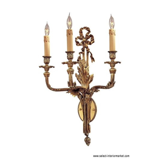 3 Light Candle-Style Wall Sconce