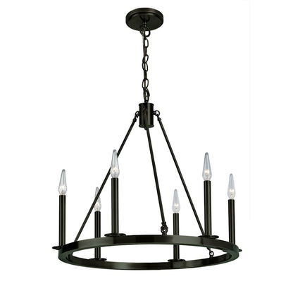 Martin 6 Light 24" Wide Candle Style Chandelier
