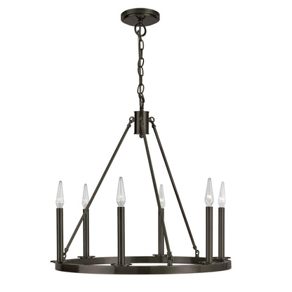 Martin 6 Light 24" Wide Candle Style Chandelier