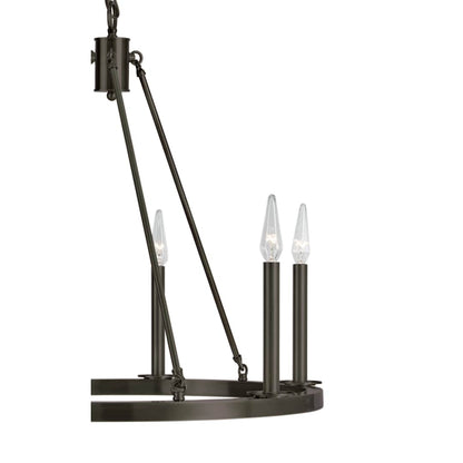 Martin 6 Light 24" Wide Candle Style Chandelier