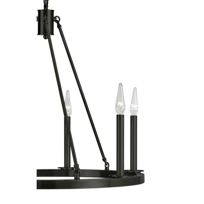 Martin 6 Light 24" Wide Candle Style Chandelier