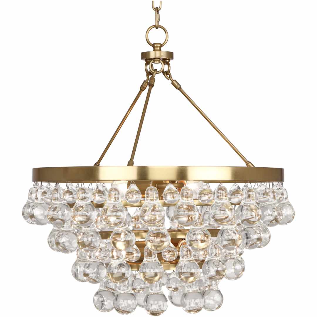 Bling 4 Light 21" Chandelier / Semi-Flush Ceiling Fixture