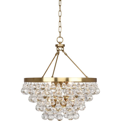 Bling 4 Light 21" Chandelier / Semi-Flush Ceiling Fixture