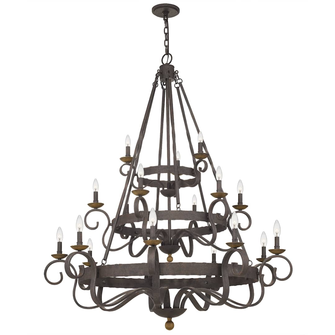 Kimble 18 Light 48" Wide Taper Candle Chandelier