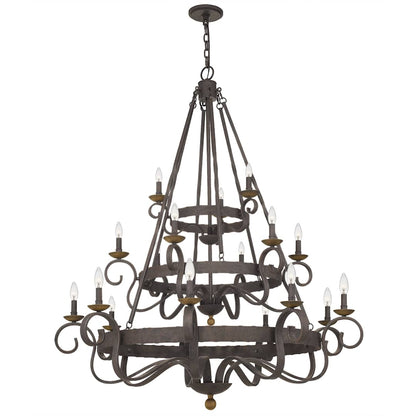 Kimble 18 Light 48" Wide Taper Candle Chandelier