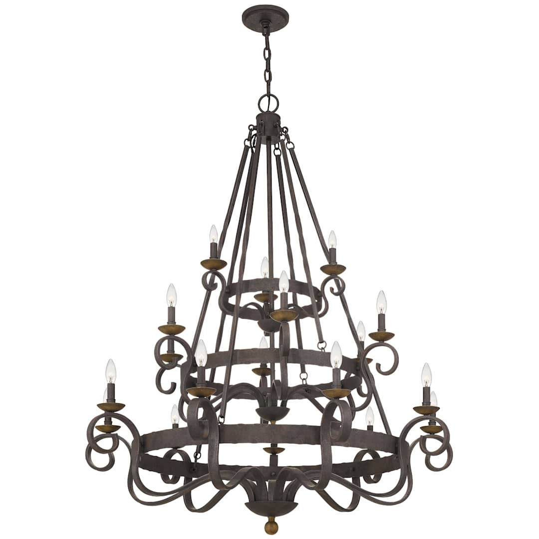 Kimble 18 Light 48" Wide Taper Candle Chandelier