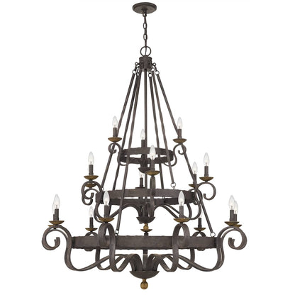 Kimble 18 Light 48" Wide Taper Candle Chandelier
