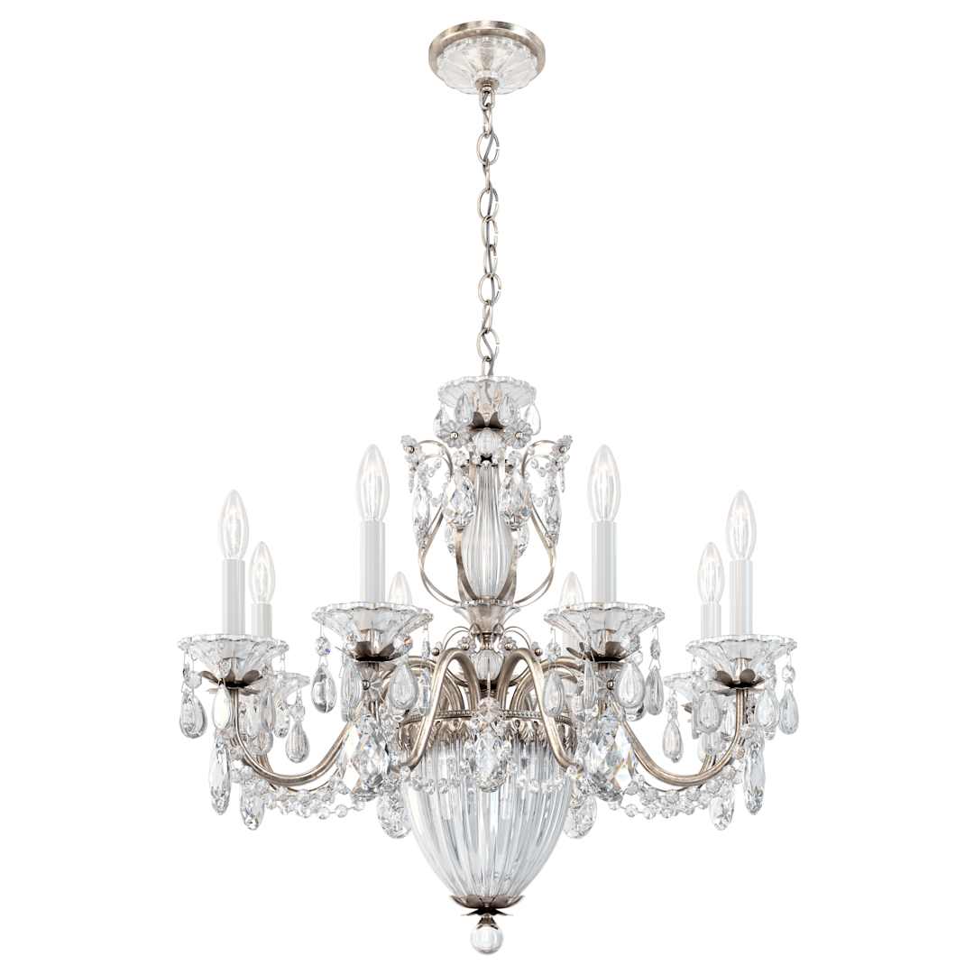 Bagatelle 11 Light 24-1/2" Tall Chandelier with Clear Heritage Crystals