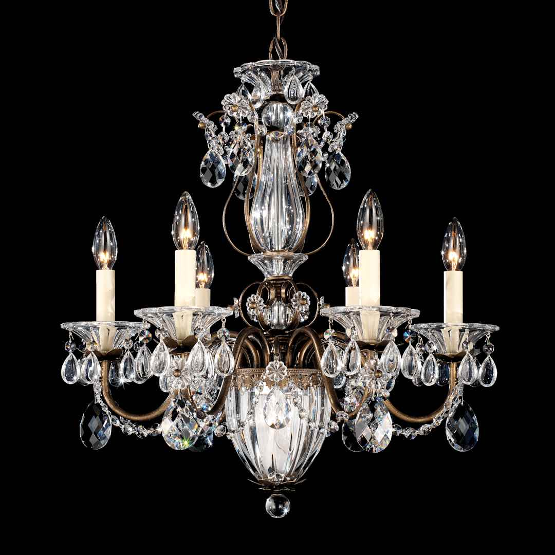 Bagatelle 7 Light 21" Wide Crystal Chandelier with Clear Swarovski Crystals