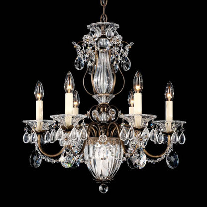 Bagatelle 7 Light 21" Wide Crystal Chandelier with Clear Swarovski Crystals
