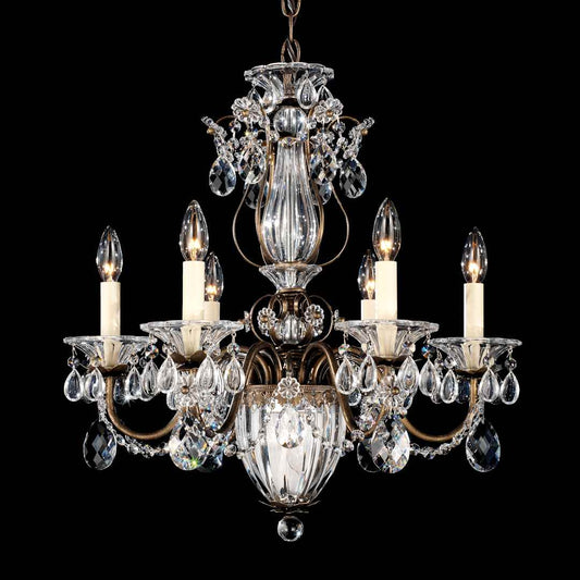 Bagatelle 7 Light 21" Wide Crystal Chandelier with Clear Swarovski Crystals
