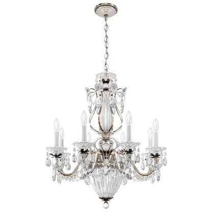 Bagatelle 8 Light 27" Wide Crystal Empire Chandelier