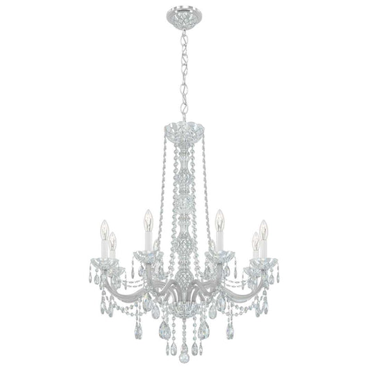 Arlington 8 Light 28" Wide Crystal Chandelier with Heritage Crystals