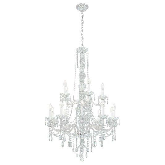 Arlington 15 Light 32" Wide Crystal Chandelier with Heritage Crystals