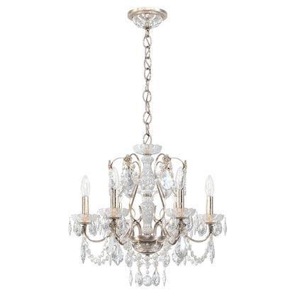 Century 6 Light 21" Wide Crystal Chandelier