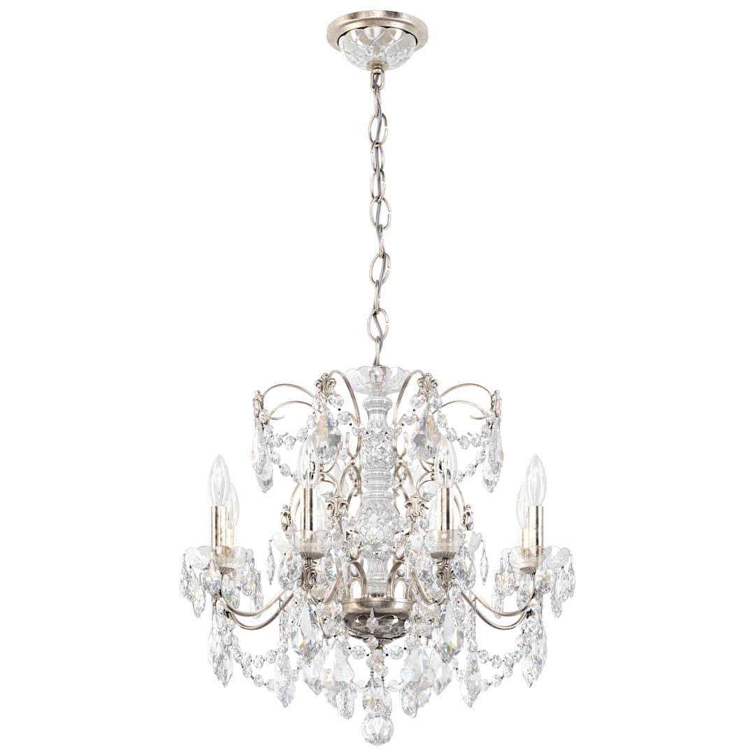 Century 8 Light 24" Wide Crystal Chandelier