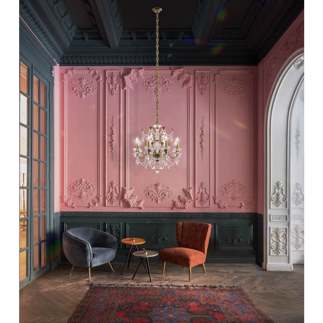 Century 8 Light 24" Wide Crystal Chandelier