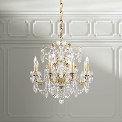 Century 8 Light 24" Wide Crystal Chandelier