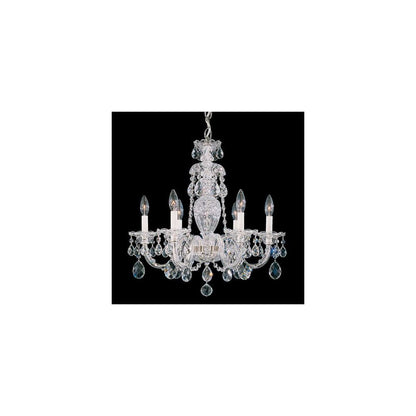 Sterling 6 Light 21" Wide Crystal Chandelier with Clear Swarovski Crystals