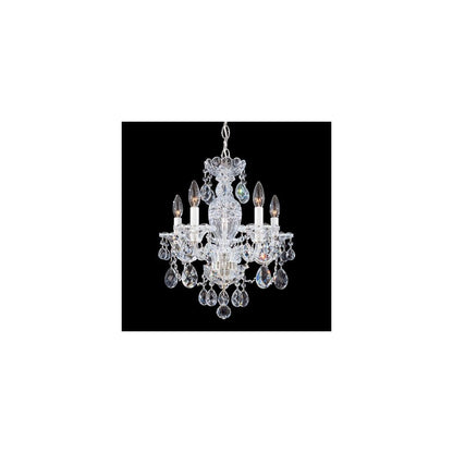 Sterling 5 Light 16" Wide Crystal Chandelier with Clear Swarovski Crystals