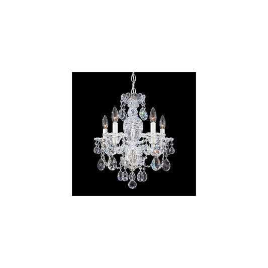 Sterling 5 Light 16" Wide Crystal Chandelier with Clear Swarovski Crystals